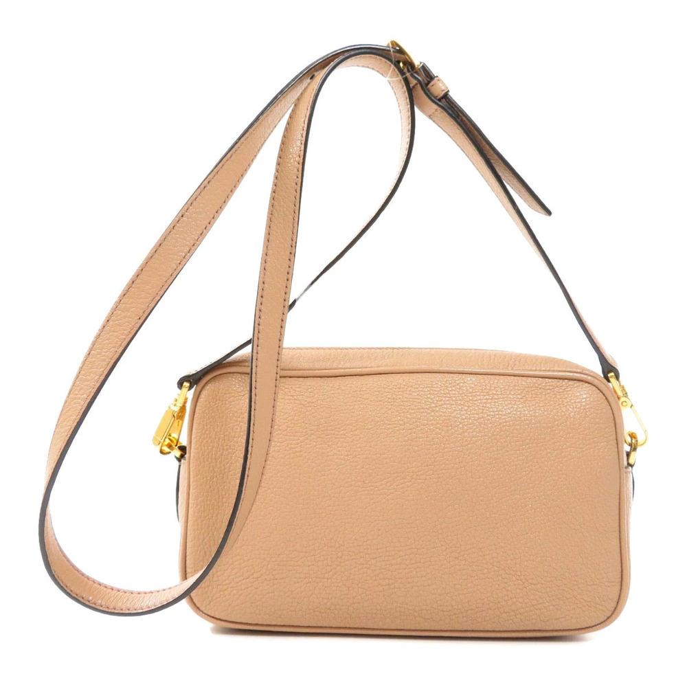 Miu Miu Shoulder Bag Logo Calfskin